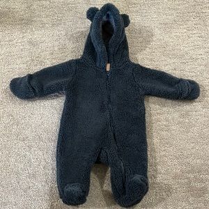 Carter’s hooded Sherpa suit with built-in mittens